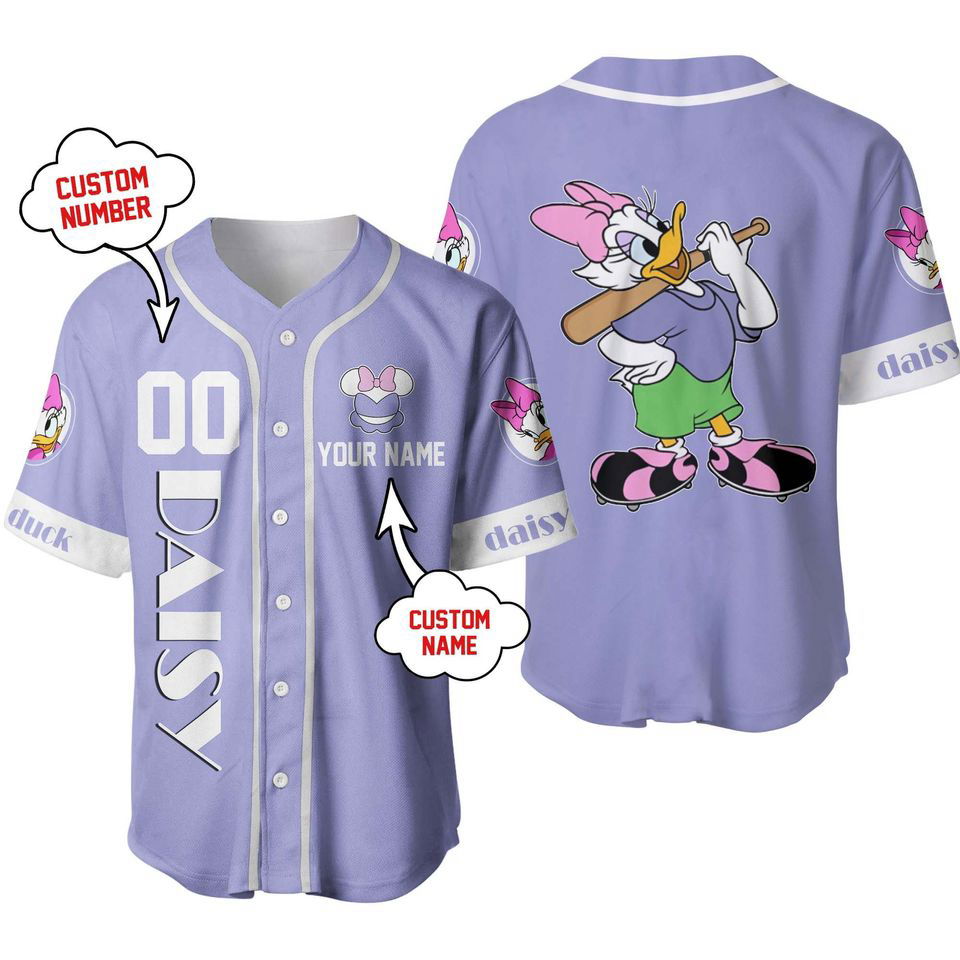 Daisy Duck Baseball Jersey - lylyprint.com T-Shirts, Hoodie, Sweatshirt | WearSparks.com (Image 3)