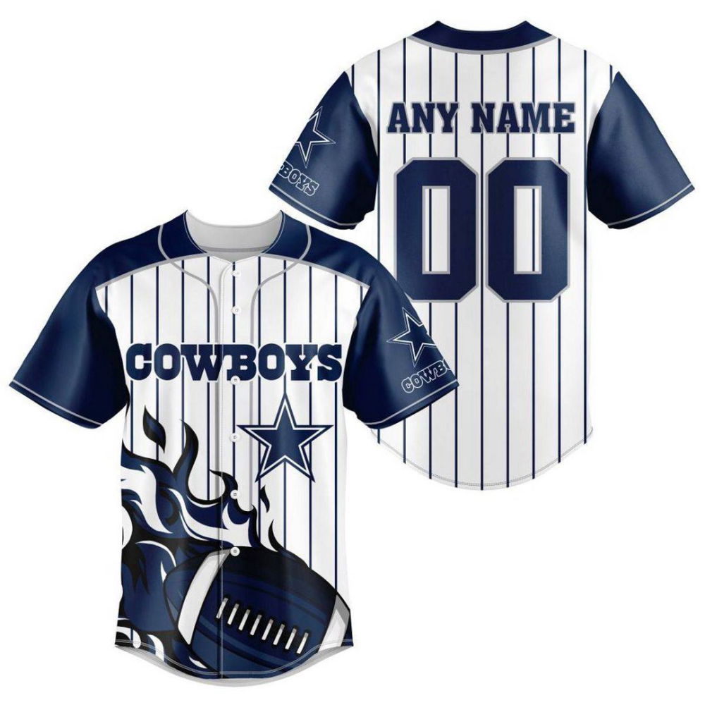 Dallas Cowboys Personalized Baseball Jersey Fan Gifts - lylyprint.com T-Shirts, Hoodie, Sweatshirt | WearSparks.com (Image 2)