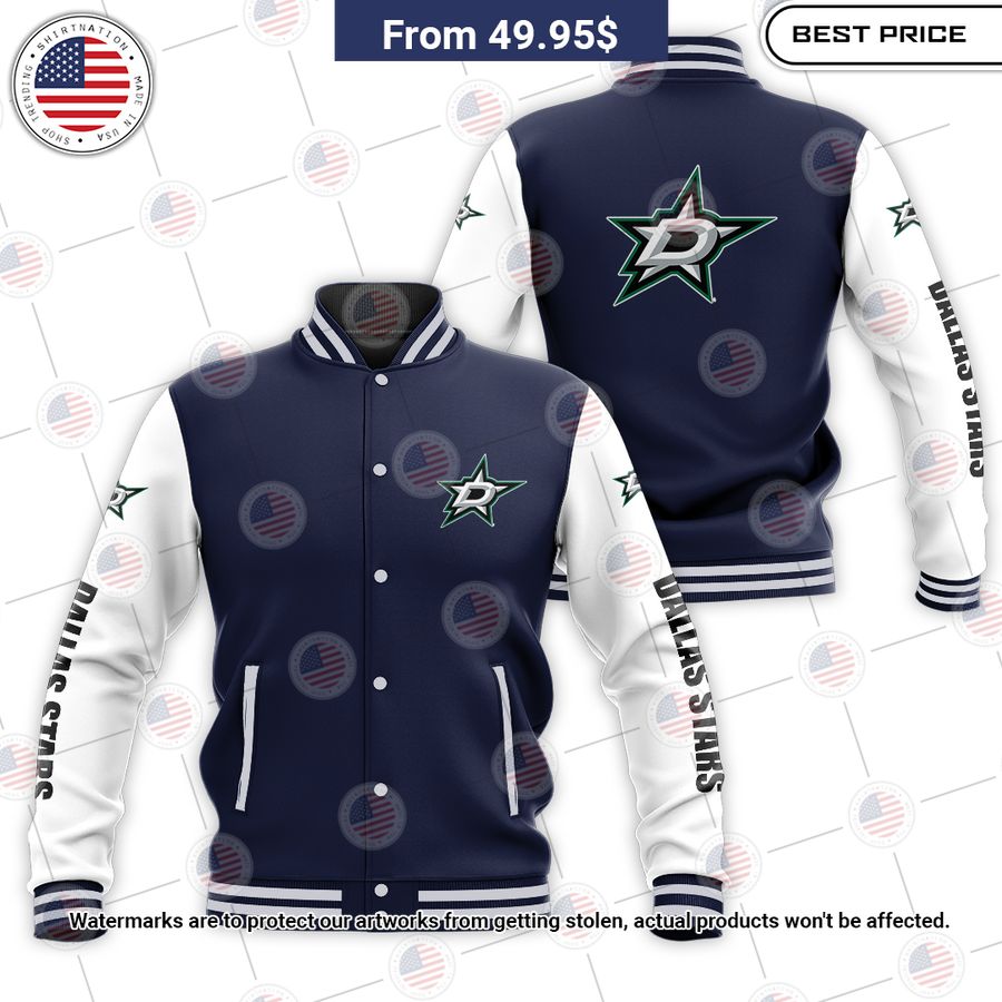 HOT Dallas Stars Baseball Jacket