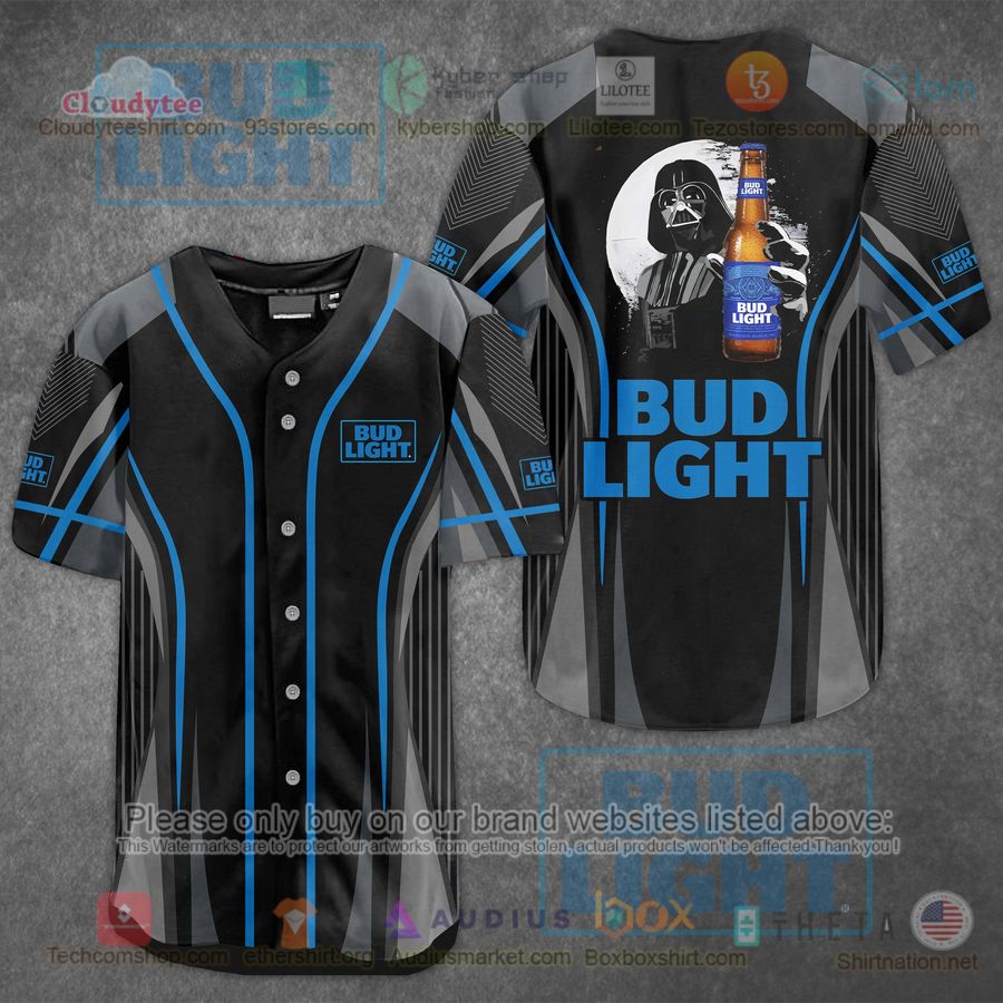 HOT Darth Vader Bud Light Baseball Jersey Shirt