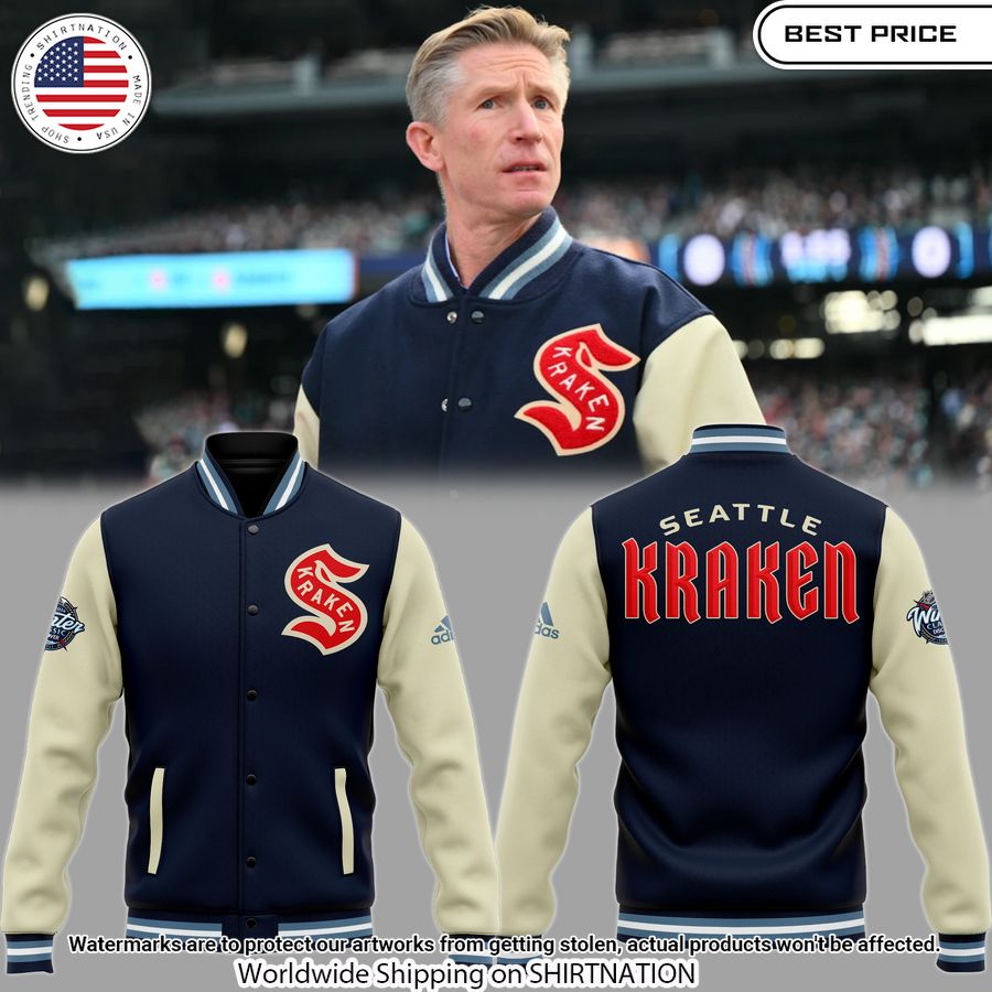 Dave Hakstol Seattle Kraken Baseball Jacket