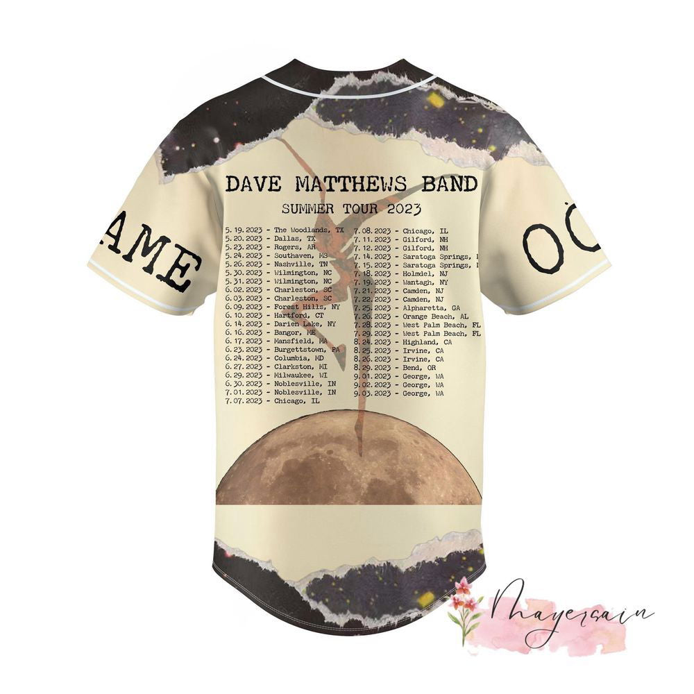 Dave Matthews Band Summer Tour 2023 Baseball Jersey - lylyprint.com T-Shirts, Hoodie, Sweatshirt | WearSparks.com (Image 2)