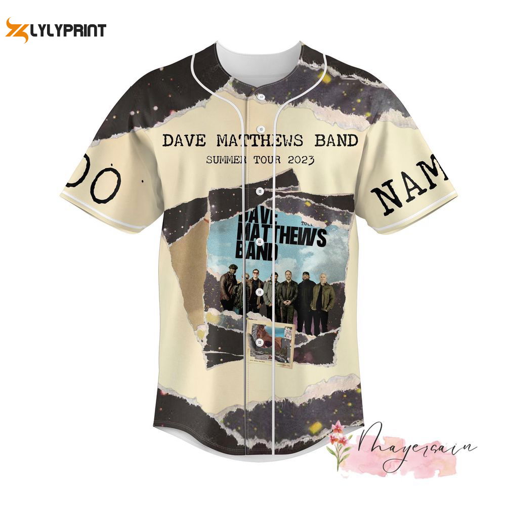Dave Matthews Band Summer Tour 2023 Baseball Jersey - lylyprint.com T-Shirts, Hoodie, Sweatshirt | WearSparks.com (Image 1)