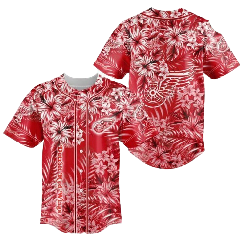 Detroit Red Wings Baseball Jersey Custom For Fans BJ0127 - lylyprint.com T-Shirts, Hoodie, Sweatshirt (Image 2)
