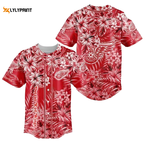 Detroit Red Wings Baseball Jersey Custom For Fans BJ0127 - lylyprint.com T-Shirts, Hoodie, Sweatshirt (Image 1)
