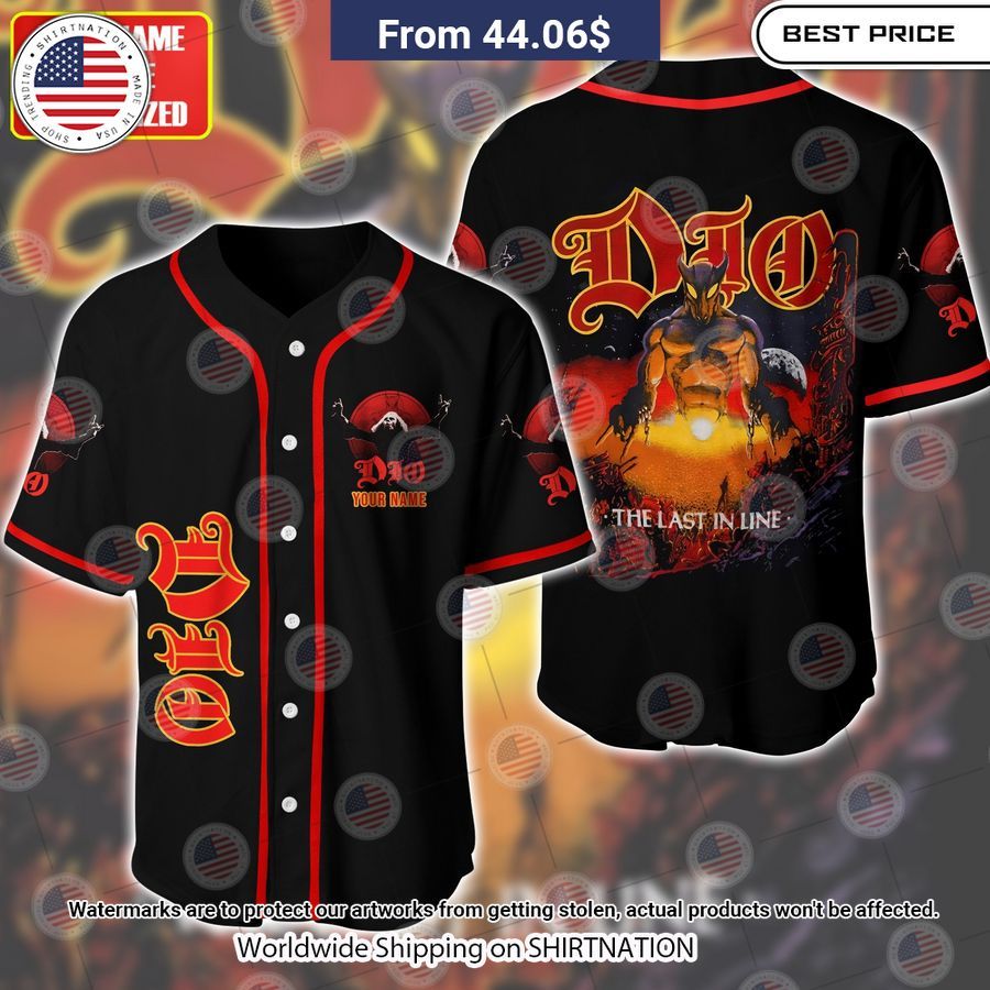 Dio The Last in Line Baseball Jersey