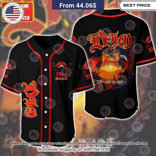 Dio The Last in Line Baseball Jersey