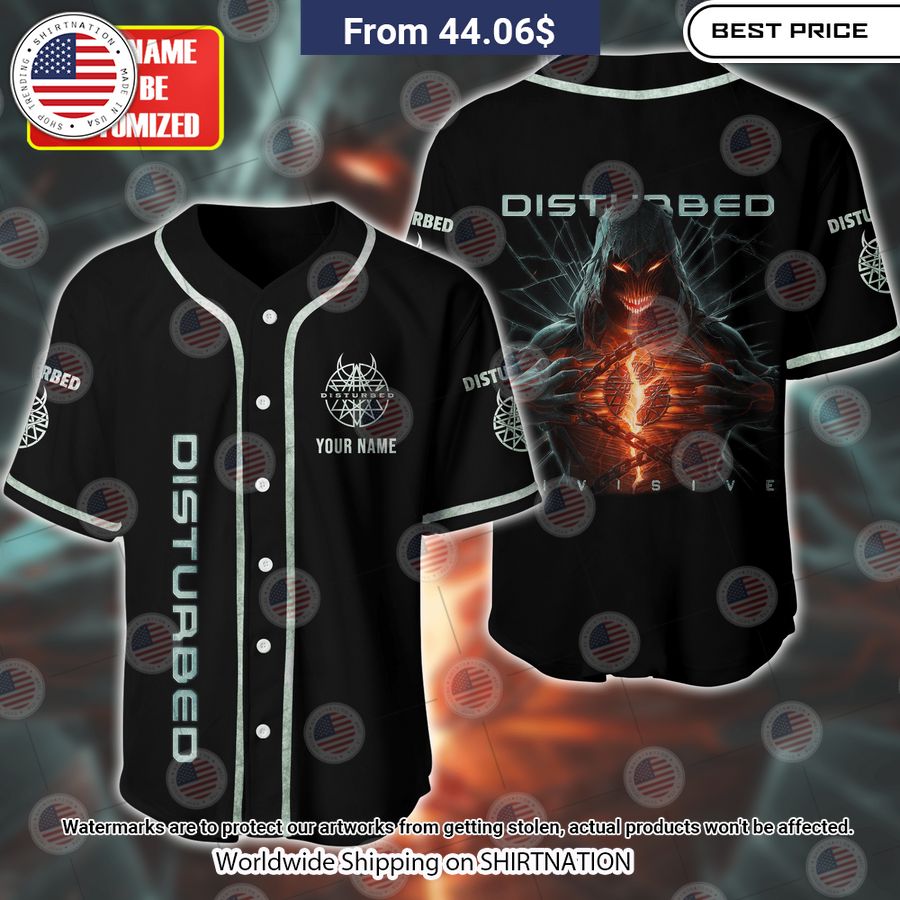 Disturbed Divisive Baseball Jersey