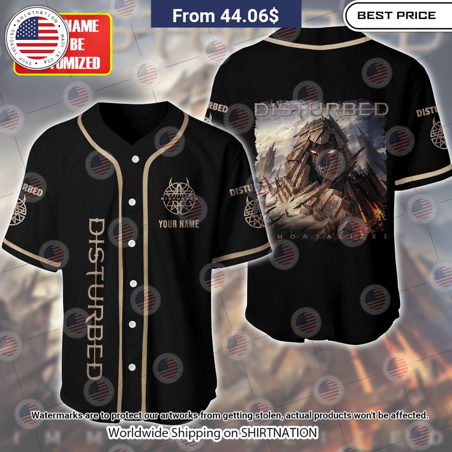 Disturbed Immortalized Baseball Jersey