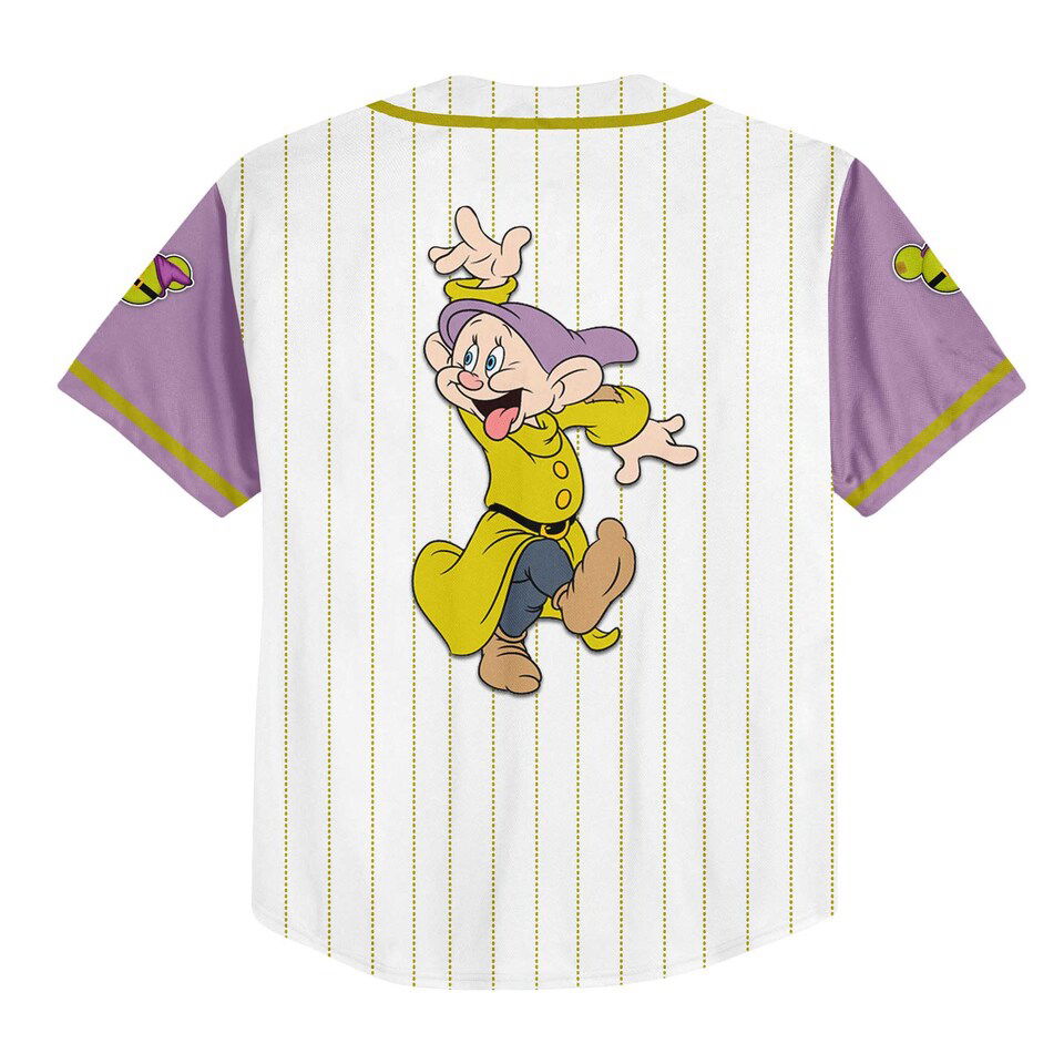 Dopey Dwarf Baseball Jersey - lylyprint.com T-Shirts, Hoodie, Sweatshirt | WearSparks.com (Image 2)