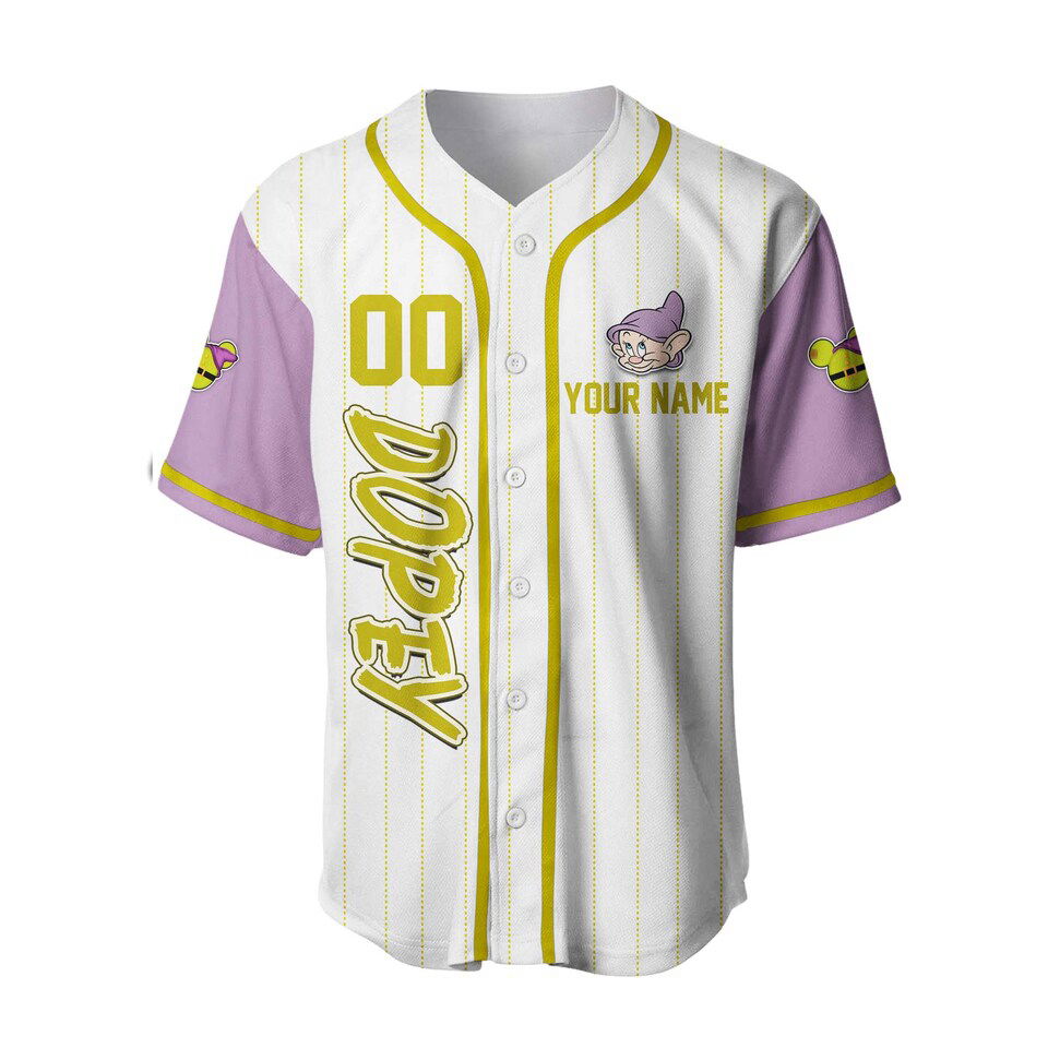 Dopey Dwarf Baseball Jersey - lylyprint.com T-Shirts, Hoodie, Sweatshirt | WearSparks.com (Image 4)