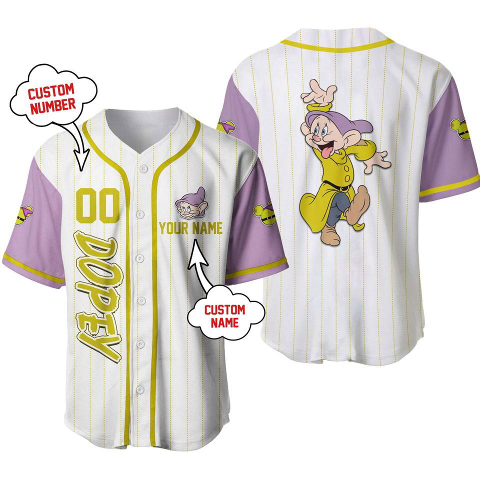 Dopey Dwarf Baseball Jersey - lylyprint.com T-Shirts, Hoodie, Sweatshirt | WearSparks.com (Image 6)