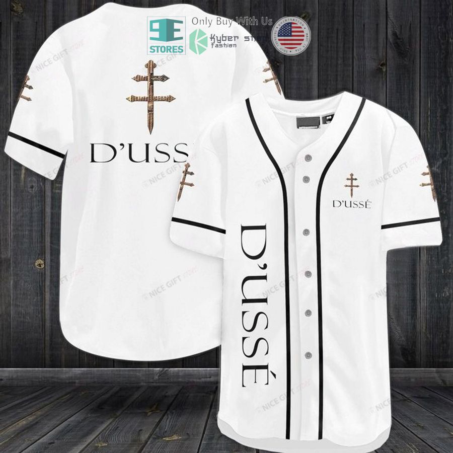 BEST D'Usse logo white Baseball Jersey