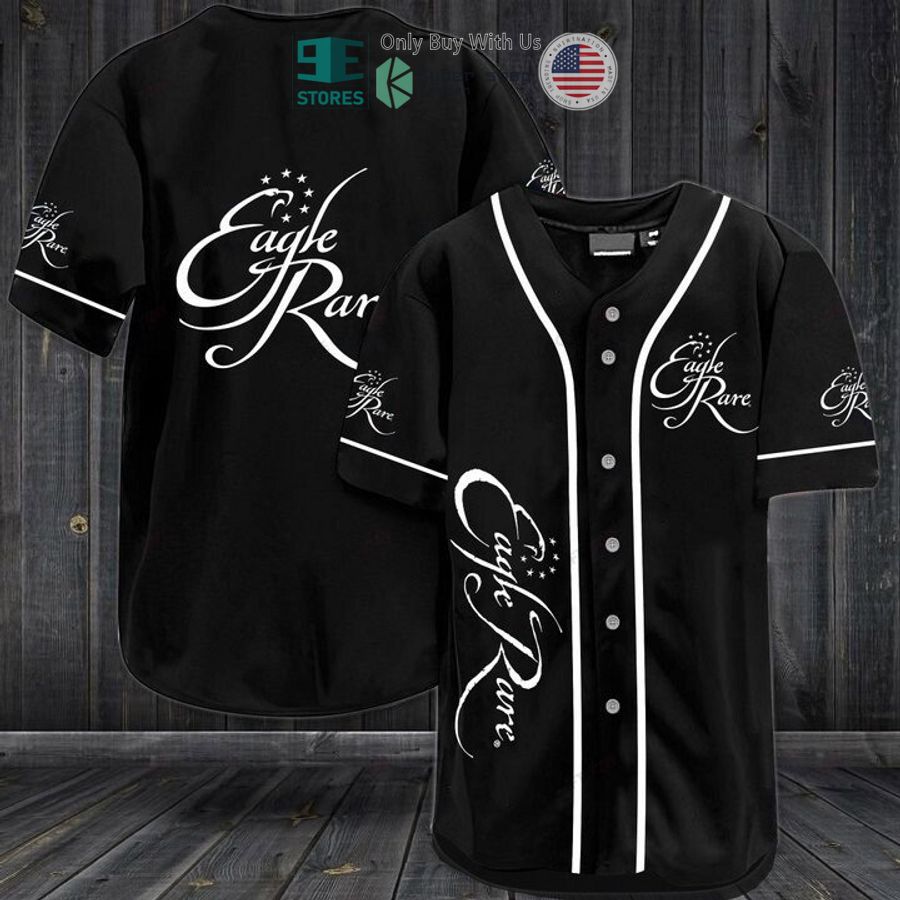 BEST Eagle Rare logo black Baseball Jersey