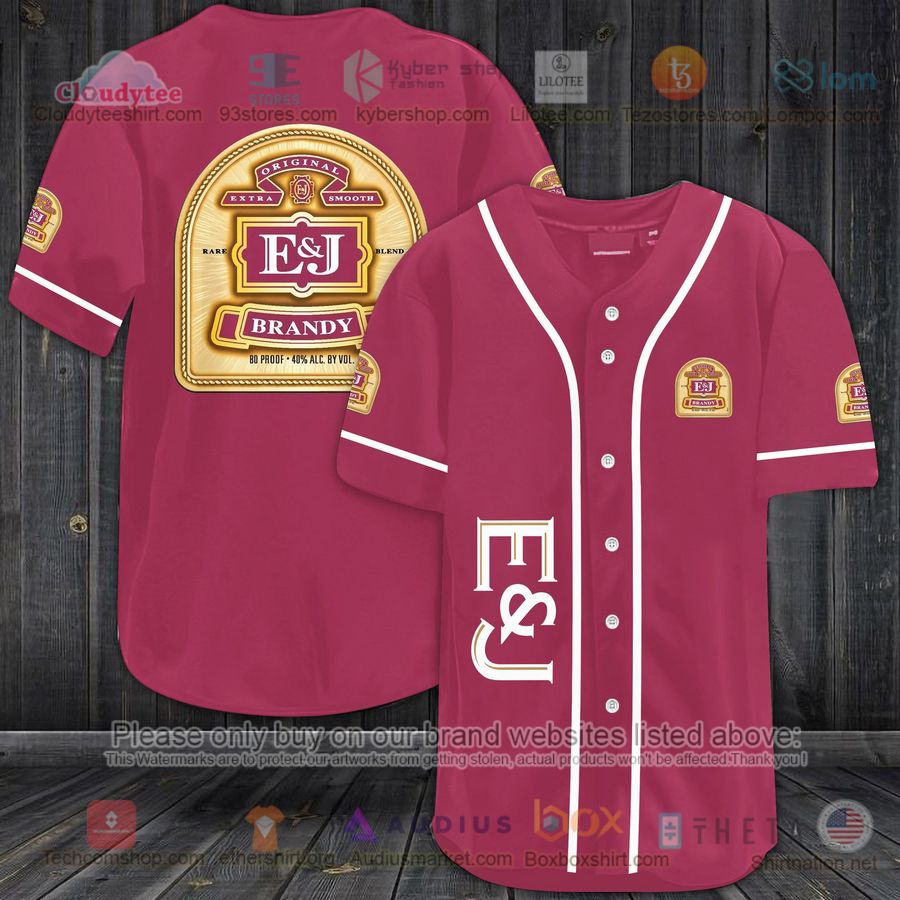 HOT E&J Brandy Baseball Jersey Shirt