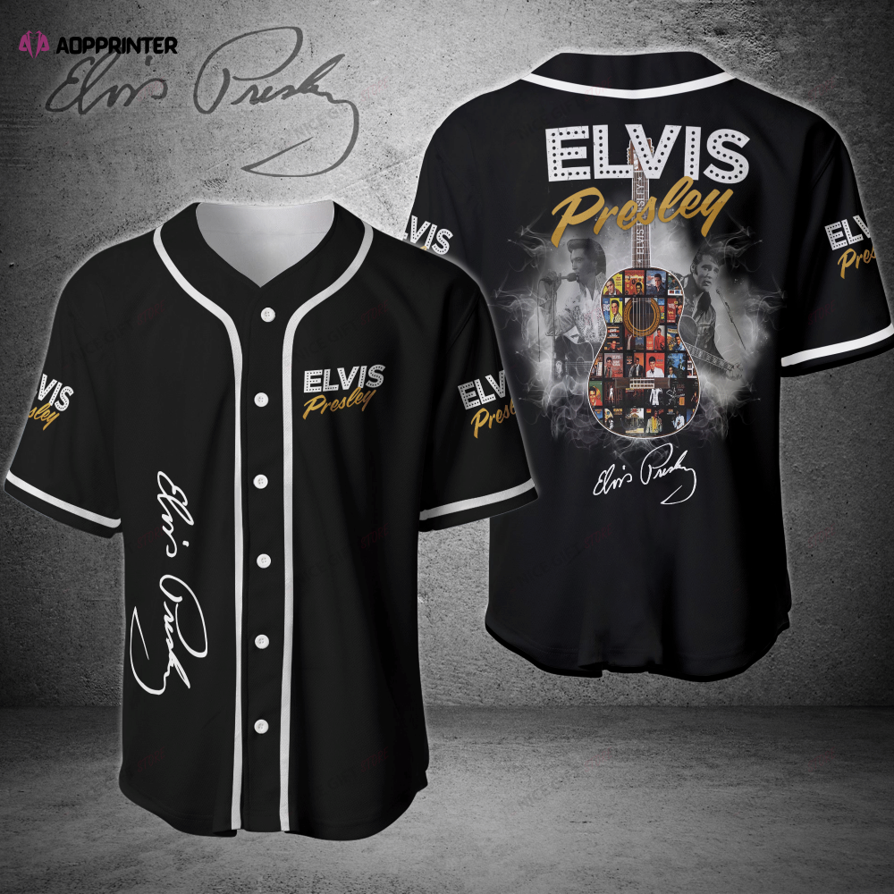 Elvis Presley 3D Printed Baseball Jersey: Iconic Style for True Fans