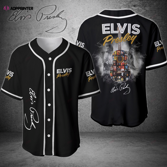 Elvis Presley 3D Printed Baseball Jersey: Iconic Style for True Fans