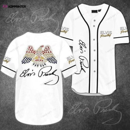 Elvis Presley Baseball Jersey: 3D Printed Stylish & Iconic