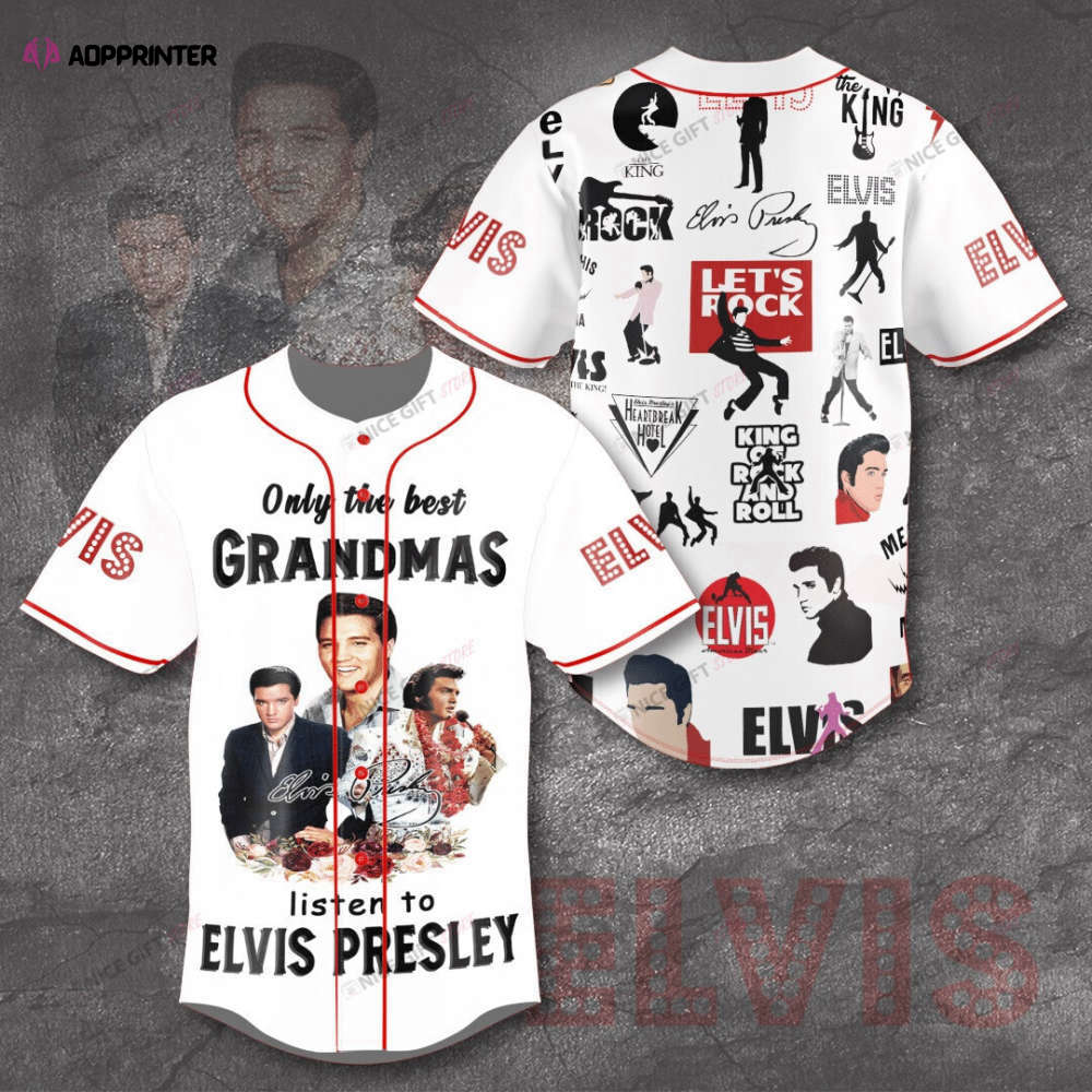 Elvis Presley Baseball Jersey: Authentic 3D Printed Apparel for Fans