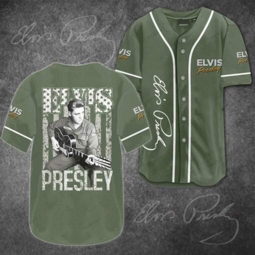 Elvis Presley Baseball Jersey – Rock n Roll Inspired Sportswear