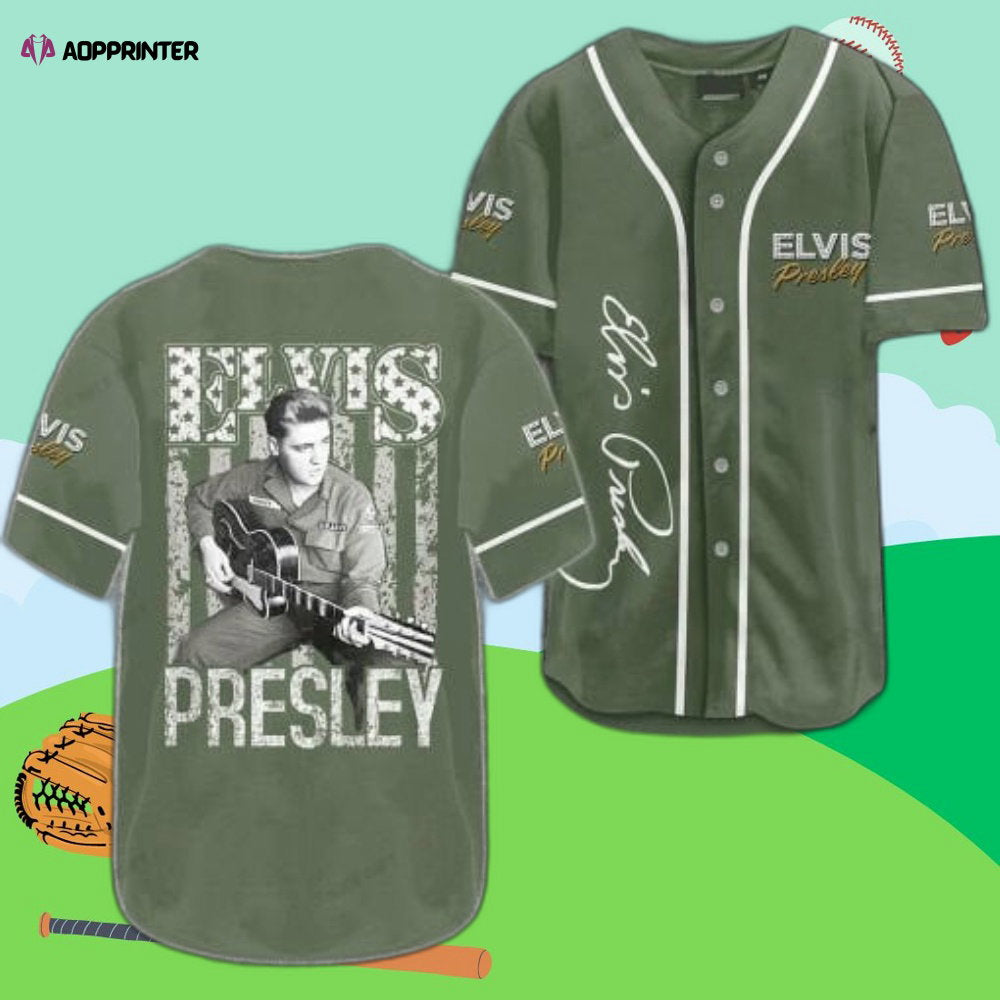 Elvis Presley Baseball Jersey – Rock n Roll Inspired Sportswear
