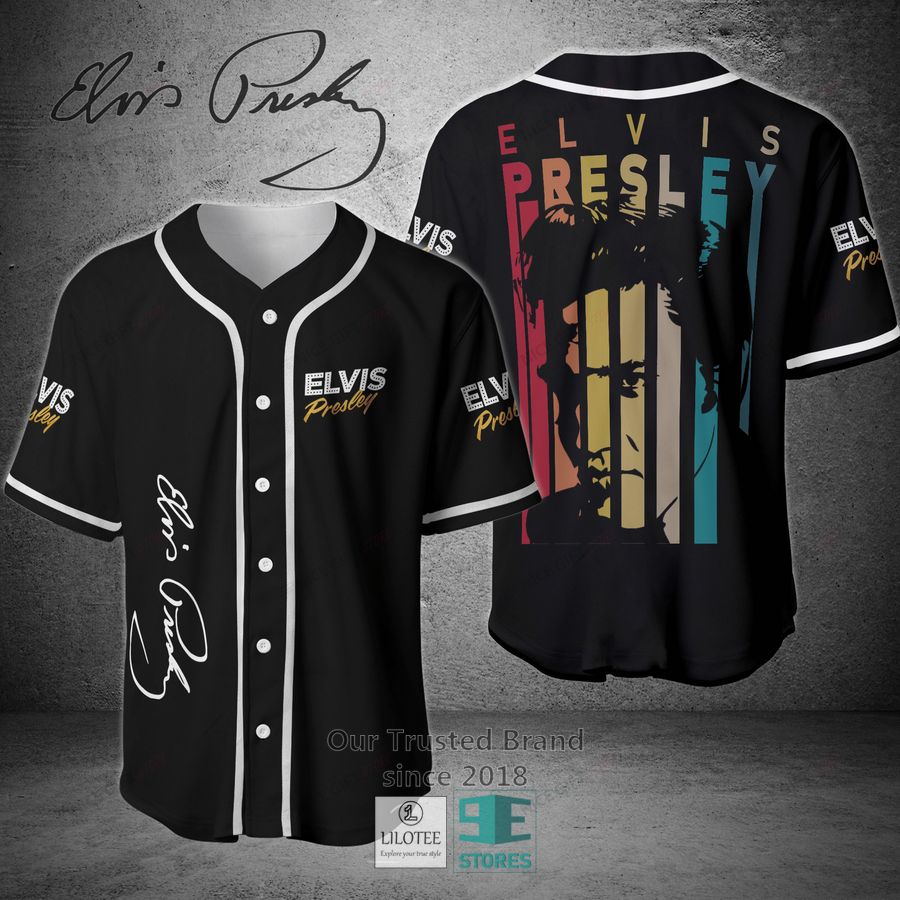 Elvis Presley Color line Baseball Jersey