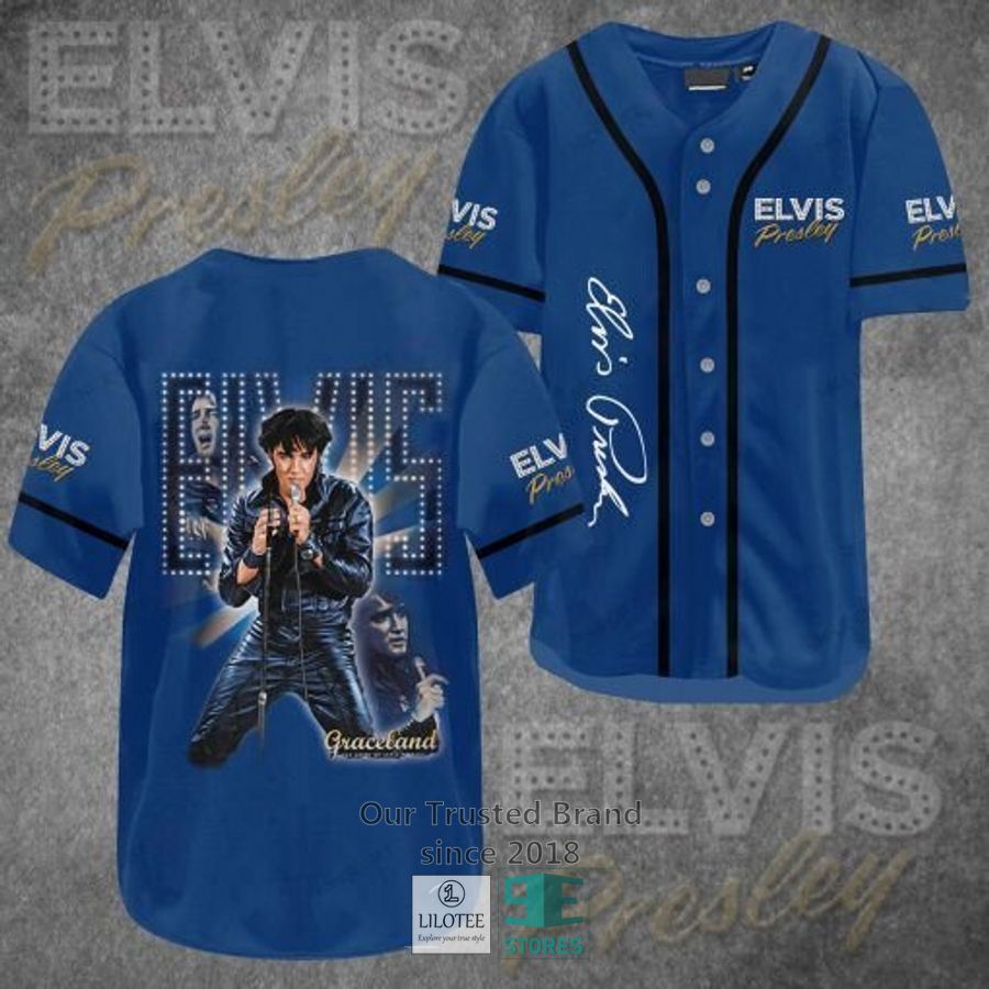 Elvis Presley Graceland Baseball Jersey