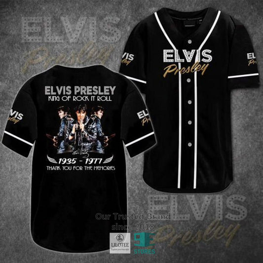 Elvis Presley Thank you for the memories Baseball Jersey