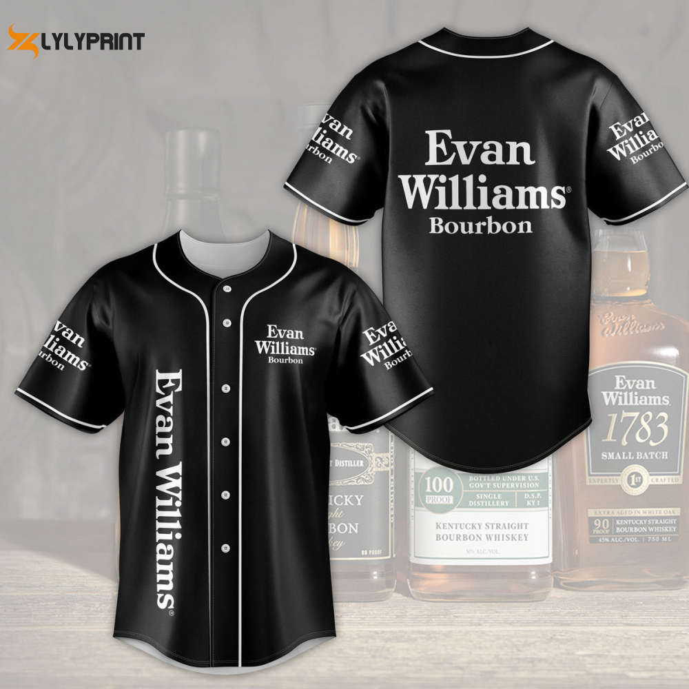 Evan Williams Bourbon Baseball Jersey - Gift for Men Women - lylyprint.com T-Shirts, Hoodie, Sweatshirt | WearSparks.com