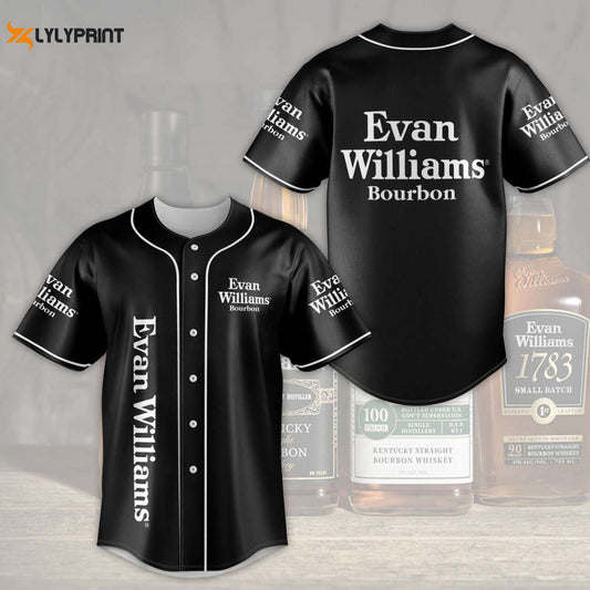 Evan Williams Bourbon Baseball Jersey - Gift for Men Women - lylyprint.com T-Shirts, Hoodie, Sweatshirt | WearSparks.com