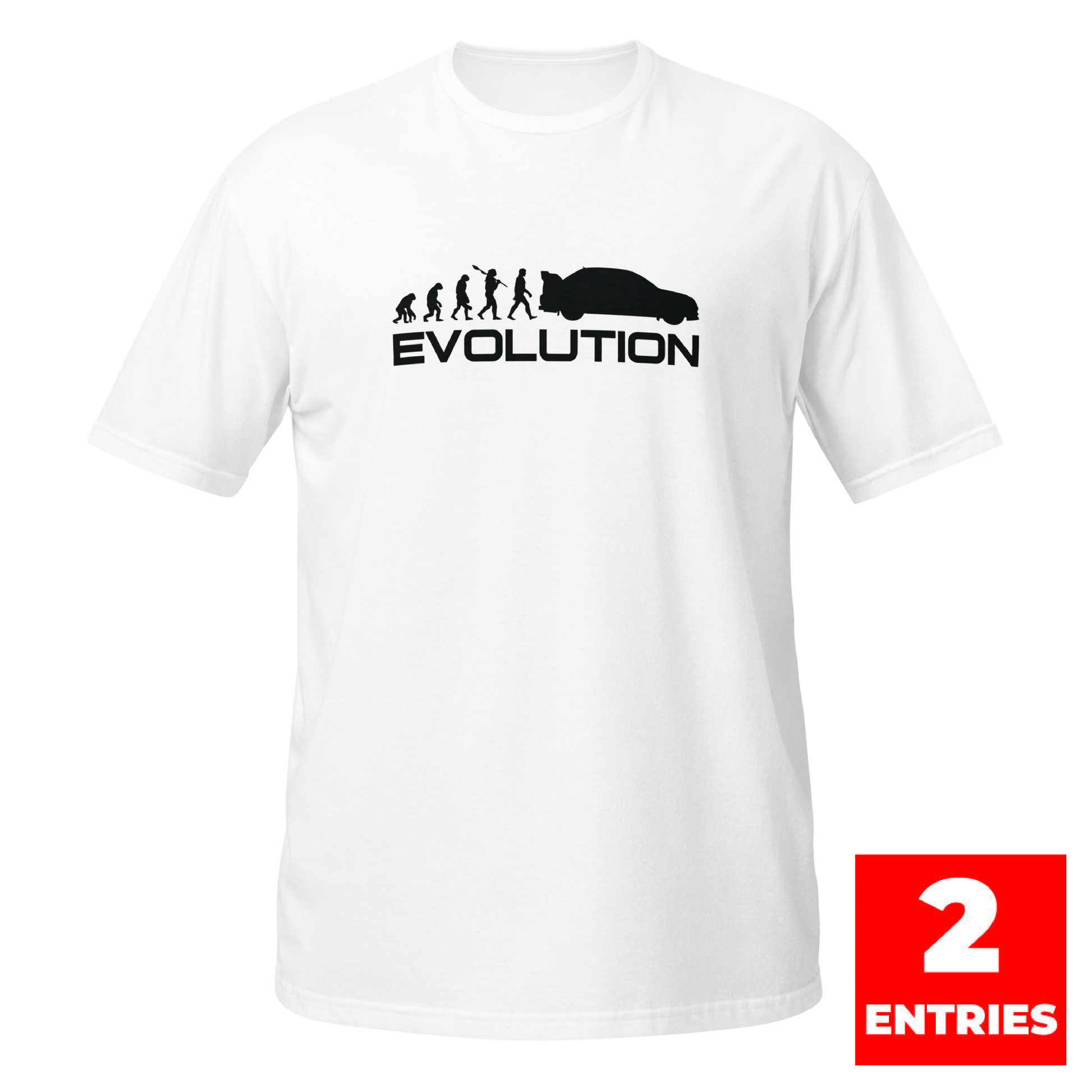 EVO of Man (White) Shirt Hoodie, Sweatshirt | WearSparks.com (Image 1)