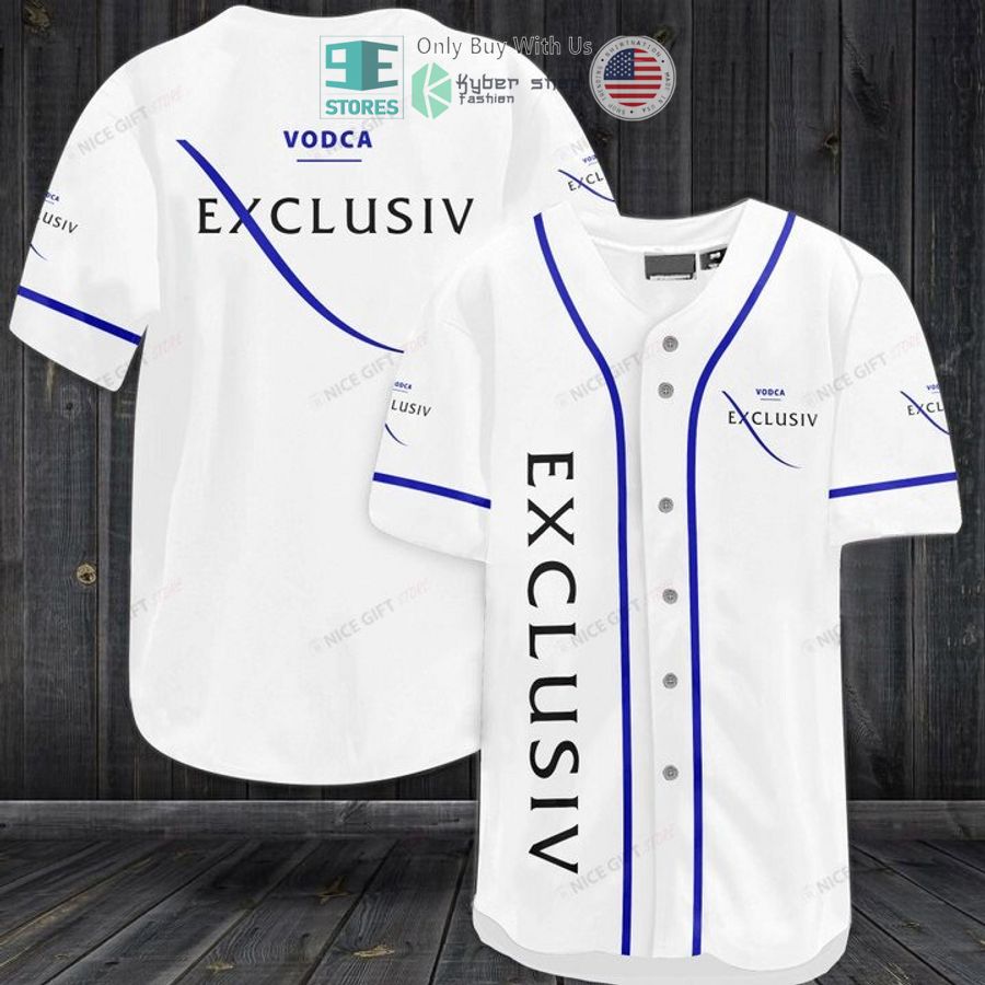 BEST Exclusiv Vodca white Baseball Jersey