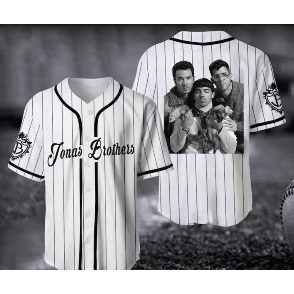 Exclusive Jonas Brothers 2023 Tour Baseball Jersey & Rock Band Concert Merch - Perfect Gift For Fans! - Aopprinter...