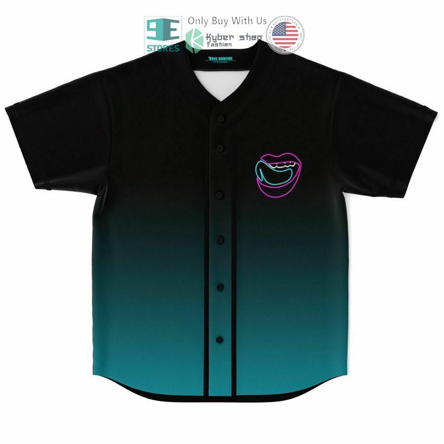 BEST Falling In Reserve Lips black Baseball Jersey