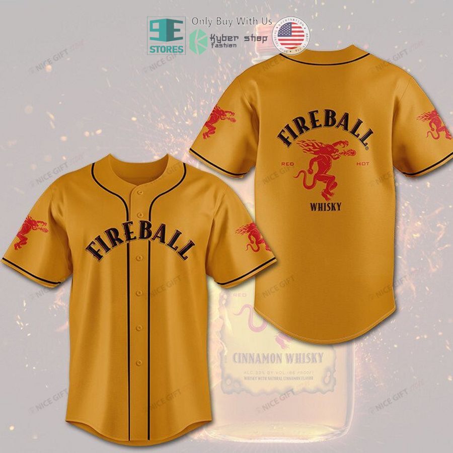 BEST Fireball Whisky Baseball Jersey