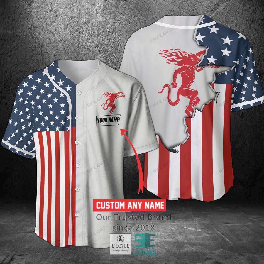 Fireball Whisky Your Name Baseball Jersey