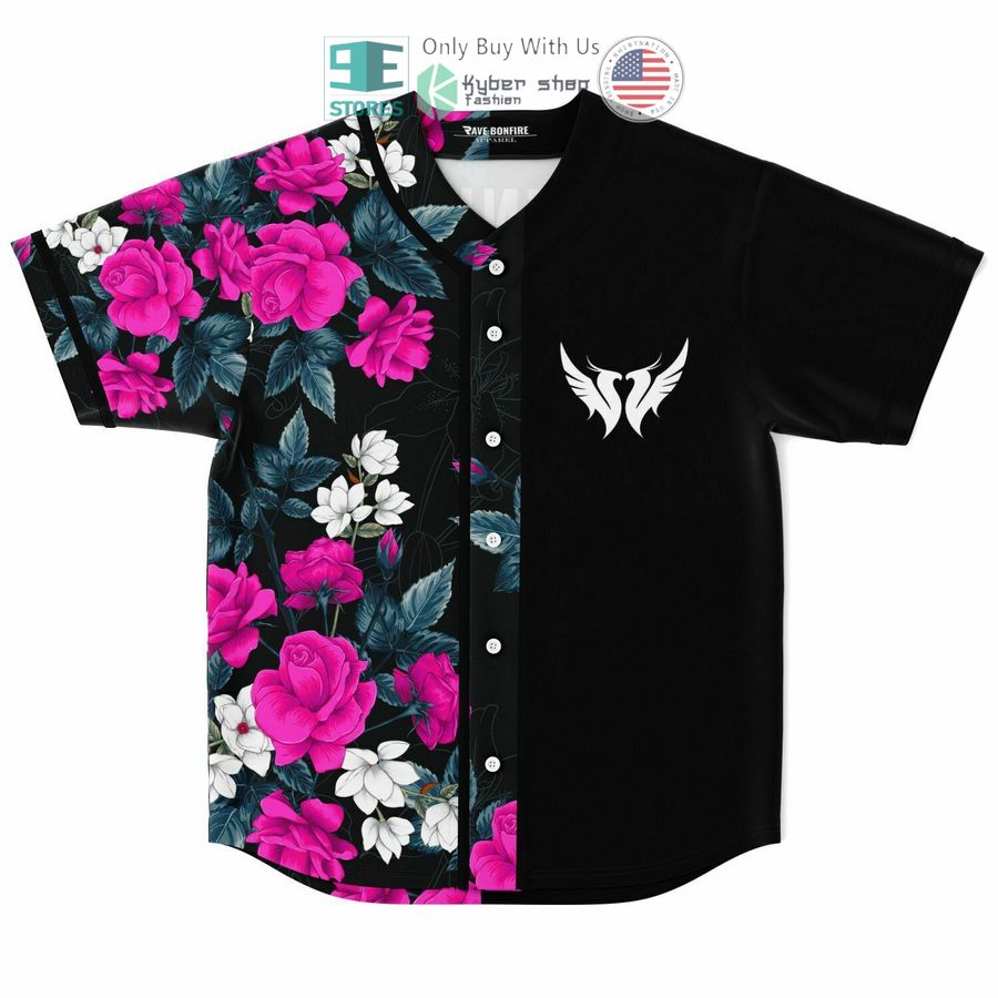 BEST Flowers Illenials Baseball Jersey