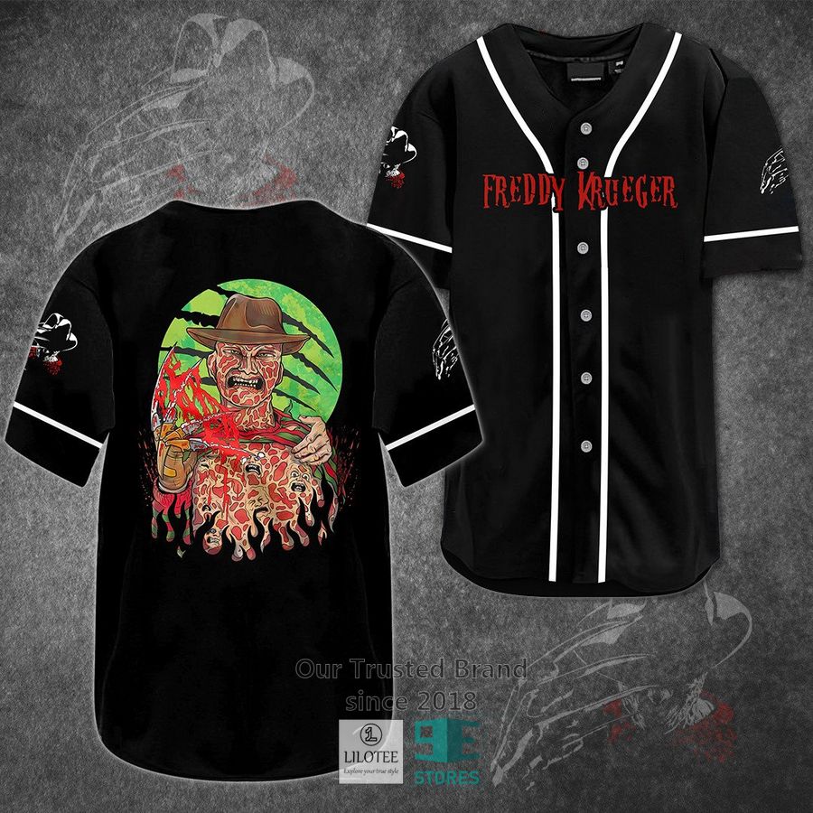 Freddy Krueger Horror Movie Baseball Jersey