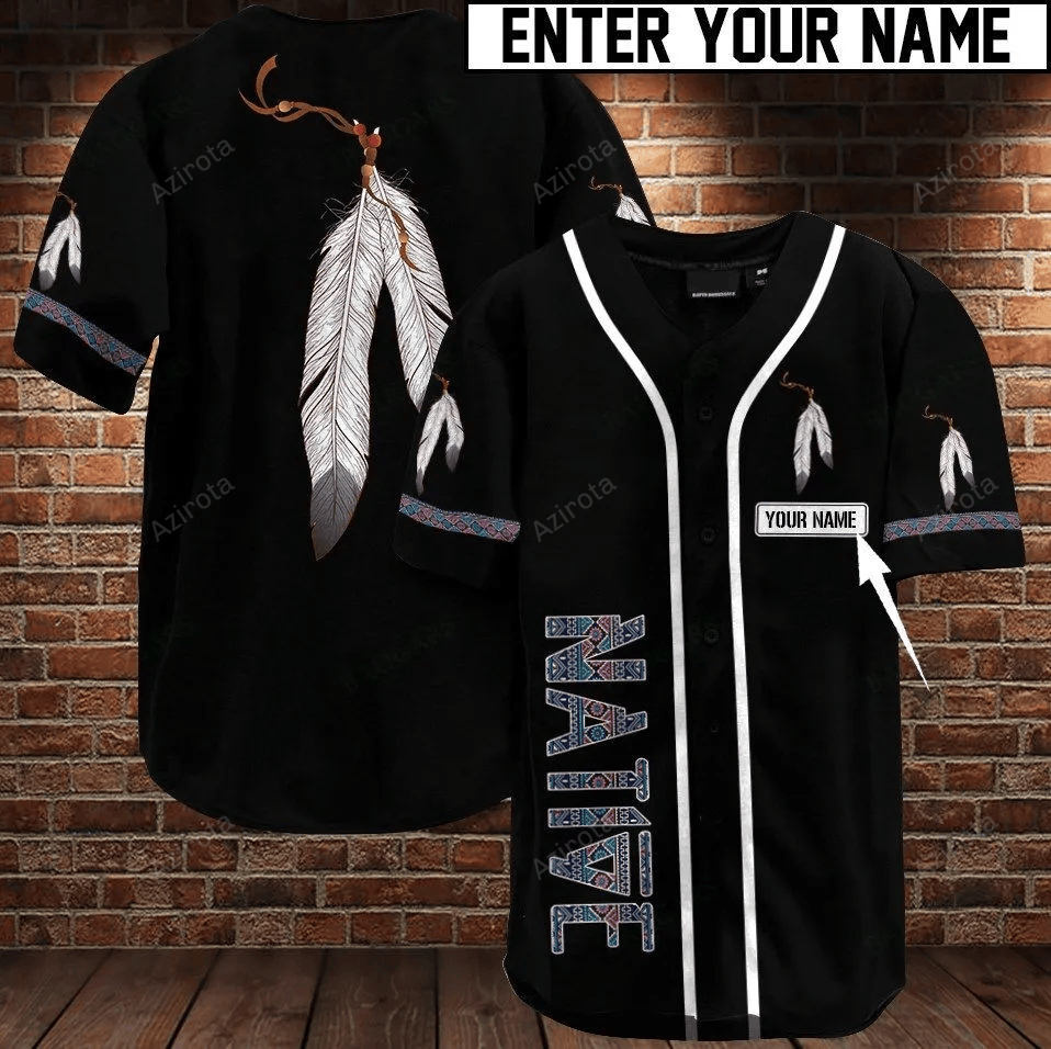 Native American Personalized Name Baseball Jersey 376 T-Shirts, Hoodie, Sweatshirt | WearSparks.com