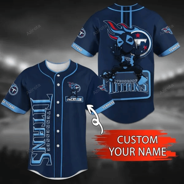 Tennessee Titans Personalized Baseball Jersey Bg58 T-Shirts, Hoodie, Sweatshirt | WearSparks.com