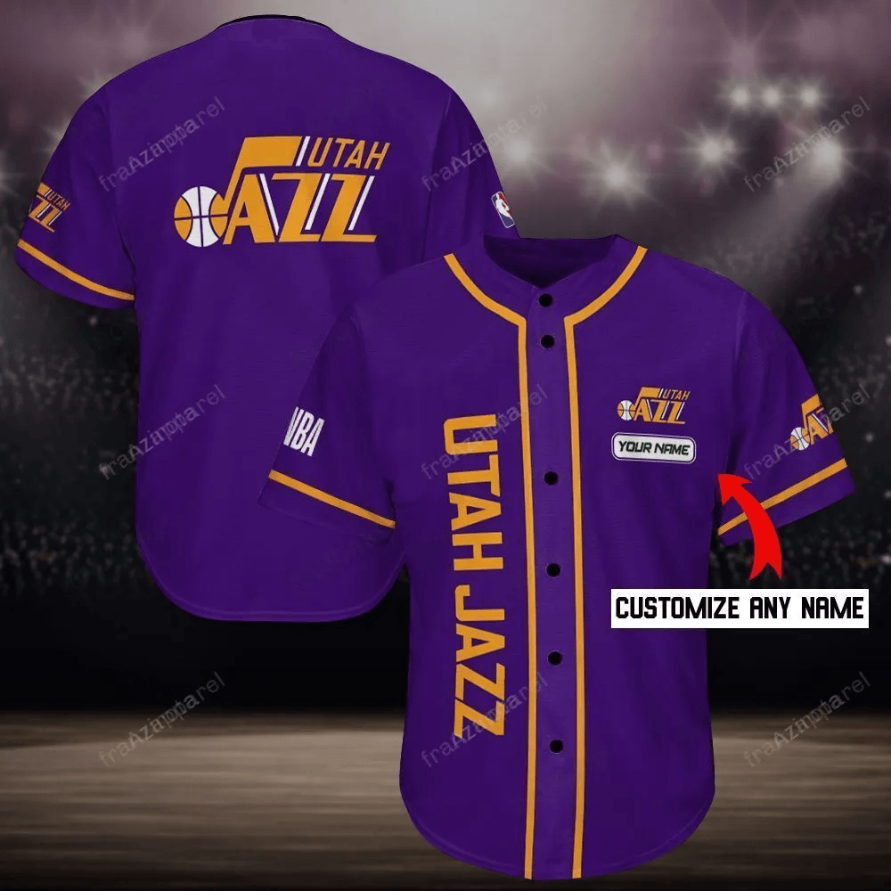 Utah Jazz Personalized Baseball Jersey Shirt 107 Hoodie, Sweatshirt | WearSparks.com