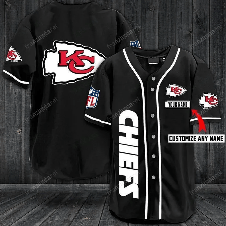 Kansas City Chiefs Personalized Baseball Jersey Shirt 40 Hoodie, Sweatshirt | WearSparks.com