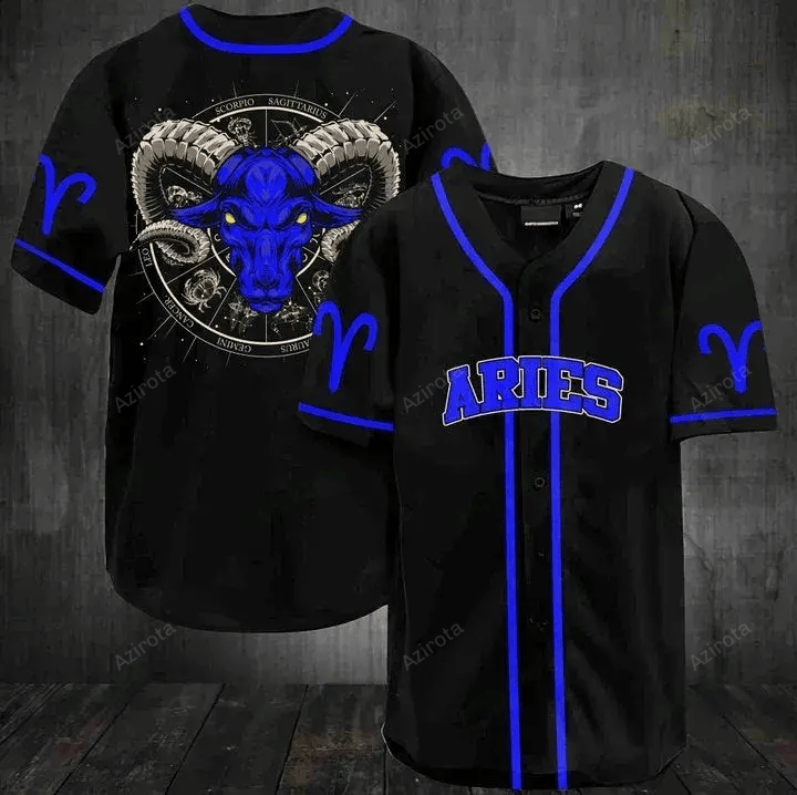 Stunning Zodiac Aries Baseball Jersey 194 T-Shirts, Hoodie, Sweatshirt | WearSparks.com