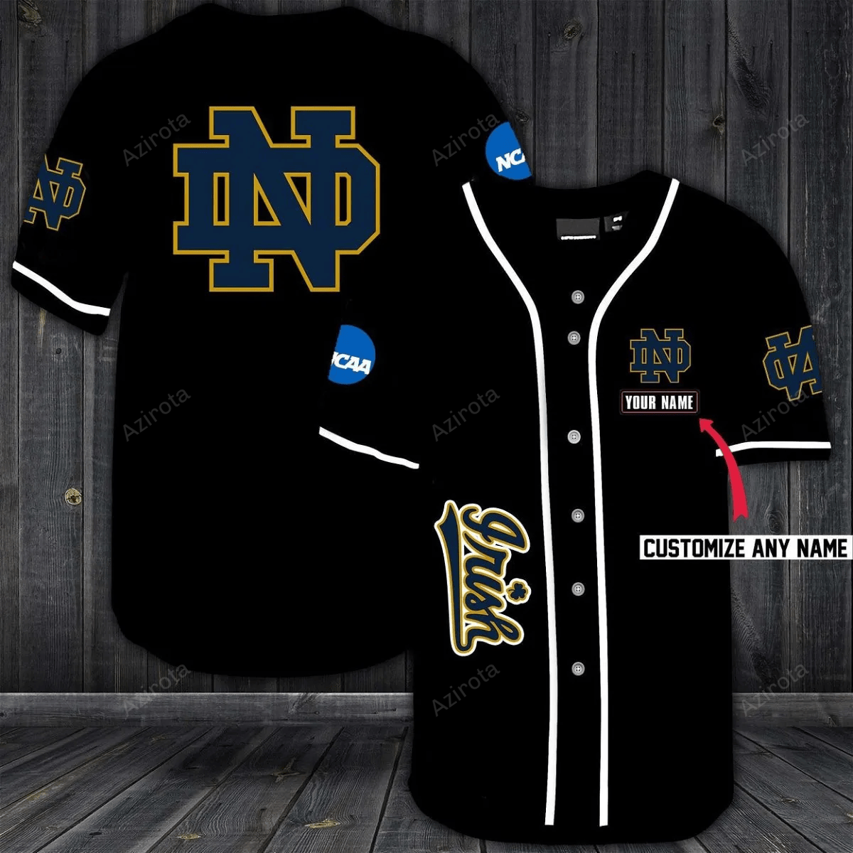 Notre Dame Fighting Irish Personalized Custom Name For You Baseball Jersey T-Shirts, Hoodie, Sweatshirt | WearSparks.com