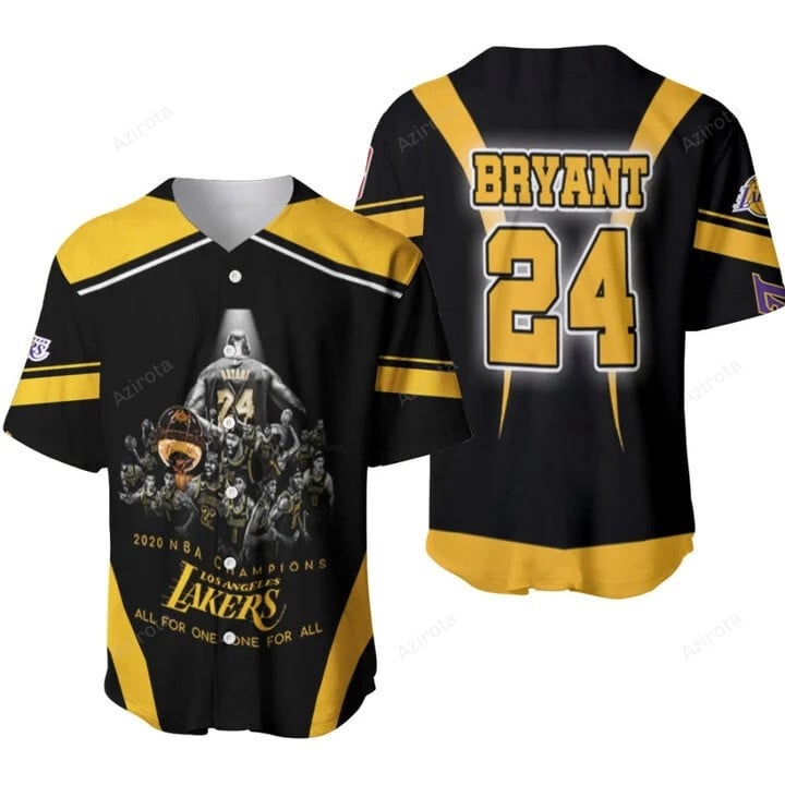 Los Angeles Lakers Kobe Bryant 24 Legendary Captain 2020 Nba Champions All For One One For All 3 D De T-Shirts, Hoodie,...