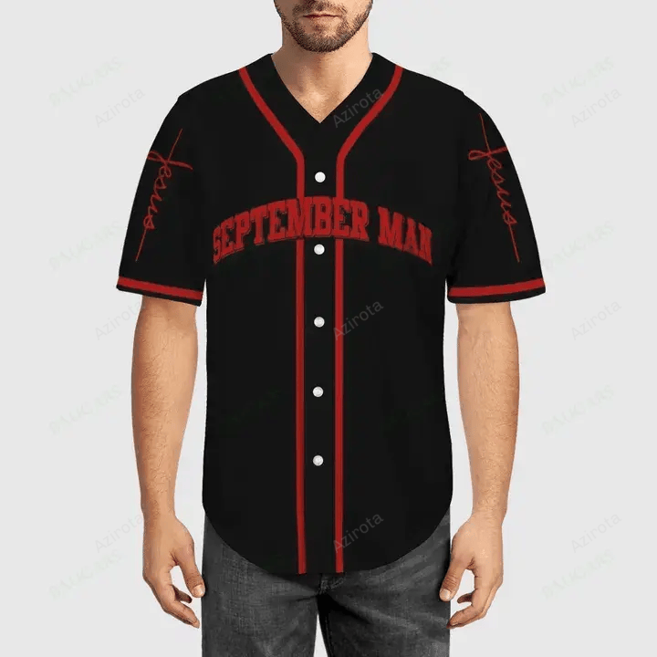 September Man A Warrior Of Christ Baseball Jersey 175 T-Shirts, Hoodie, Sweatshirt | WearSparks.com