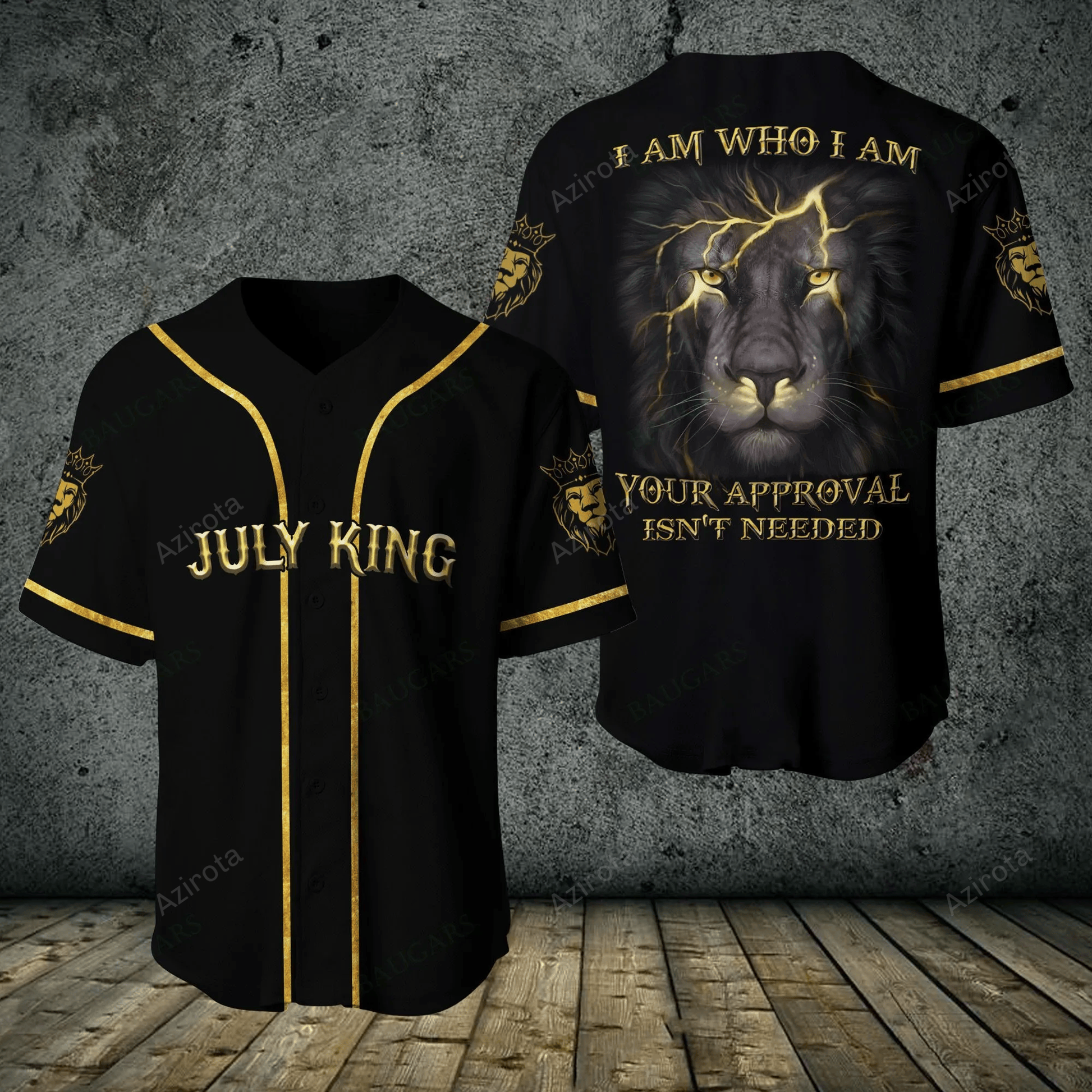 July King I Am Who I Am Your Approval Isn'T Needed Baseball Jersey 235 T-Shirts, Hoodie, Sweatshirt | WearSparks.com