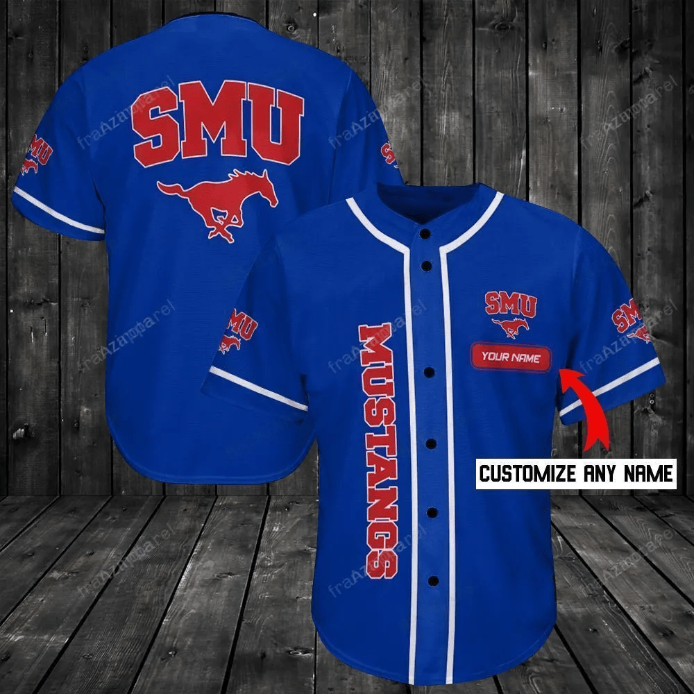 Smu Mustangs Personalized Baseball Jersey Shirt 80 Hoodie, Sweatshirt | WearSparks.com