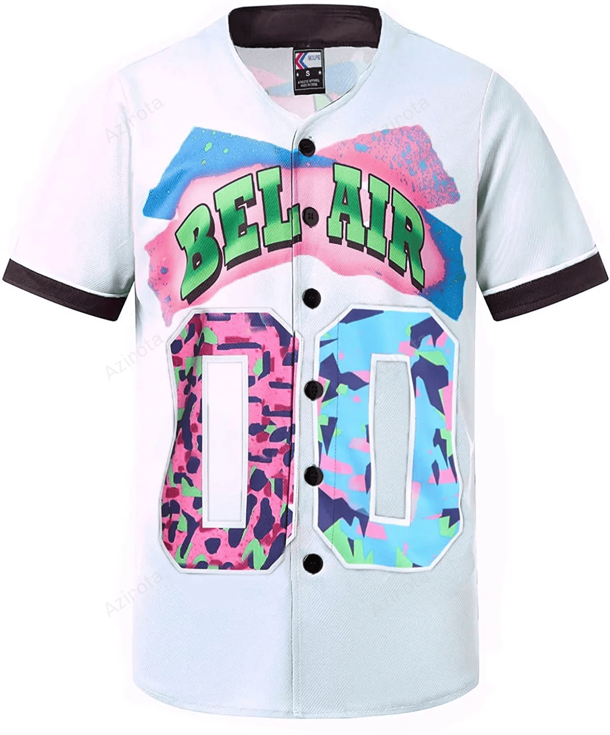 Personalized White Shirts Hip Hop 90s Fashion Custom Number Idea Gift For Fans Baseball Jersey