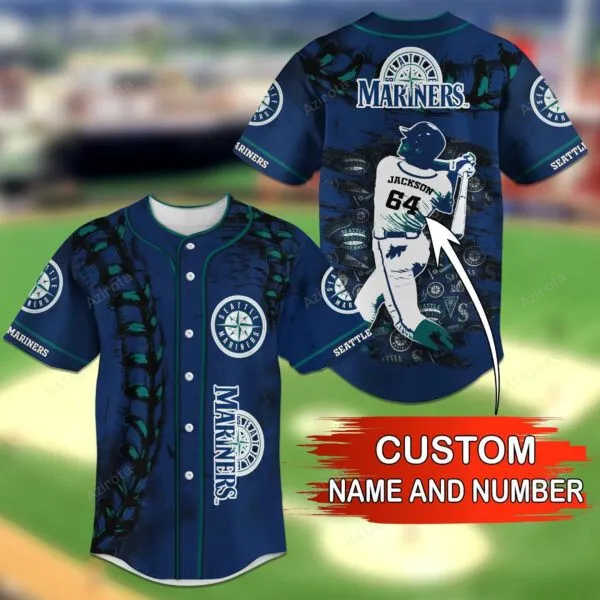 Seattle Mariners Personalized Baseball Jersey Bg21 T-Shirts, Hoodie, Sweatshirt | WearSparks.com